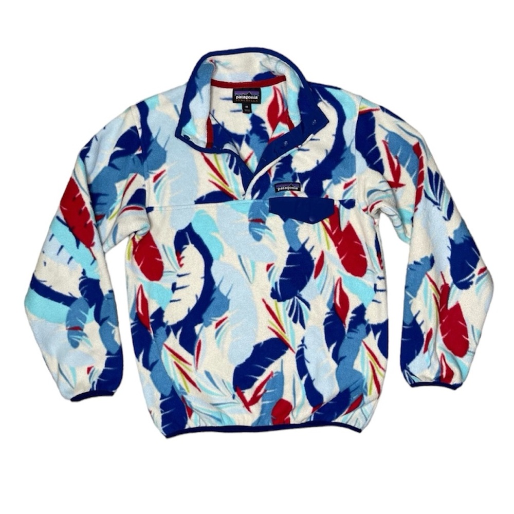 Patagonia Synchilla Feather Print Fleece